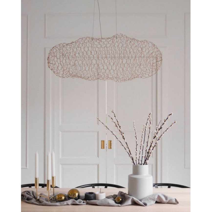 ByRydens - LED Lustr na lanku HAYDEN LED/15W/230V zlatá