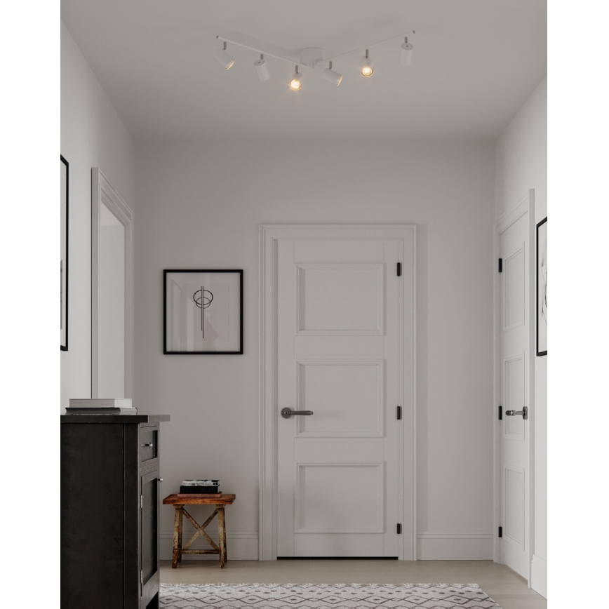 ByRydens - Bodové svítidlo CORRECT 6xGU10/7W/230V bílá