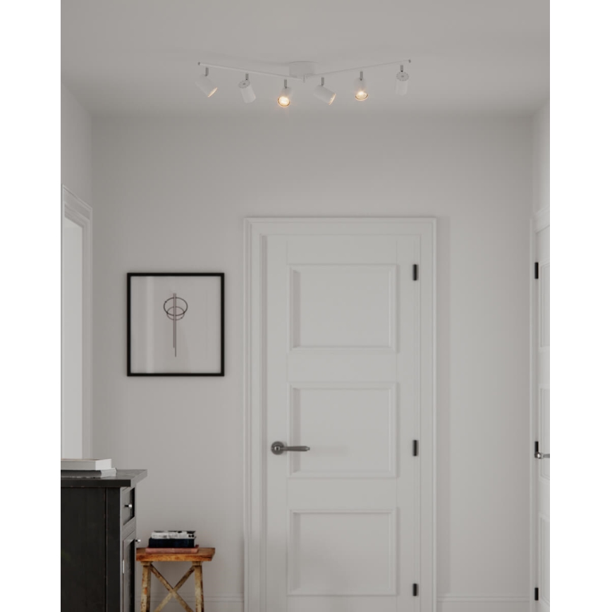 ByRydens - Bodové svítidlo CORRECT 6xGU10/7W/230V bílá