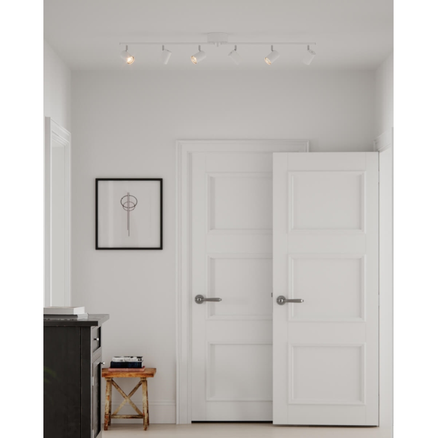 ByRydens - Bodové svítidlo CORRECT 6xGU10/7W/230V bílá