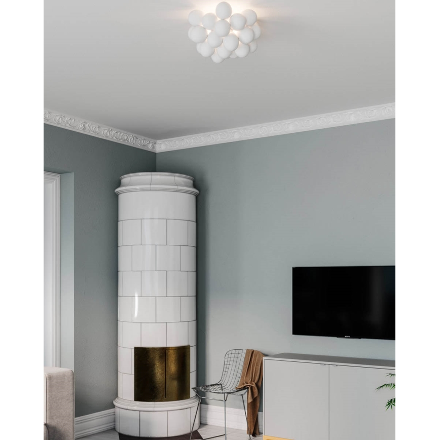 ByRydens - Stropní svítidlo GROSS 6xG9/5W/230V bílá pr. 50 cm