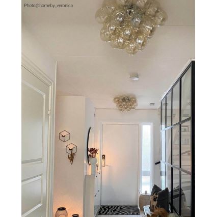 ByRydens - Stropní svítidlo GROSS 6xG9/5W/230V kouřová/hnědá pr. 50 cm