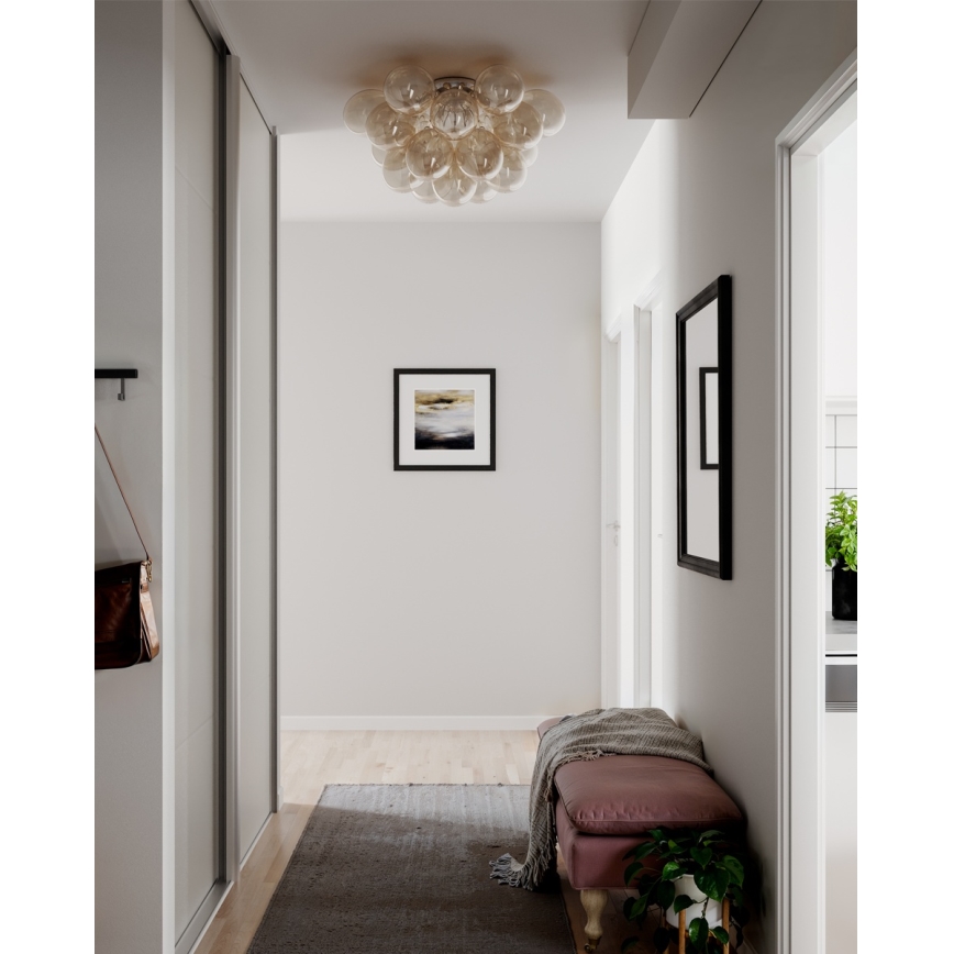 ByRydens - Stropní svítidlo GROSS 6xG9/8W/230V kouřová/hnědá pr. 70cm