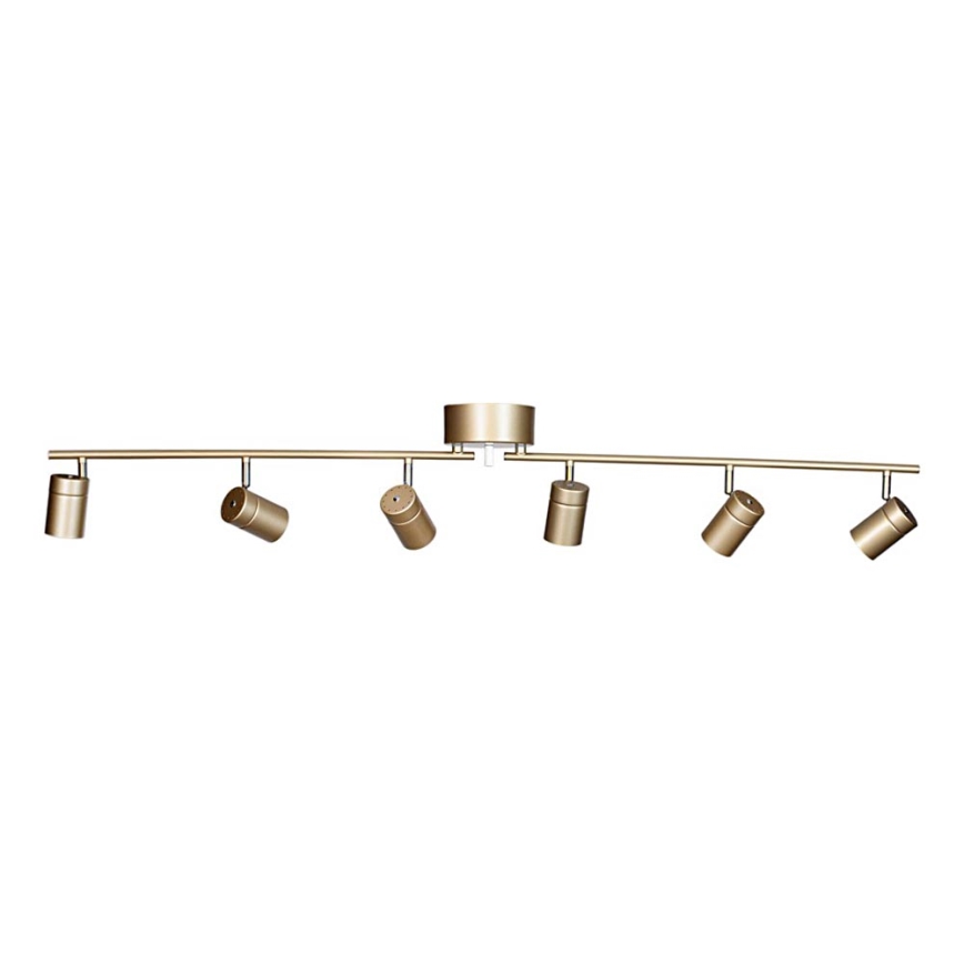 ByRydens - Bodové svítidlo CORRECT 6xGU10/7W/230V zlatá