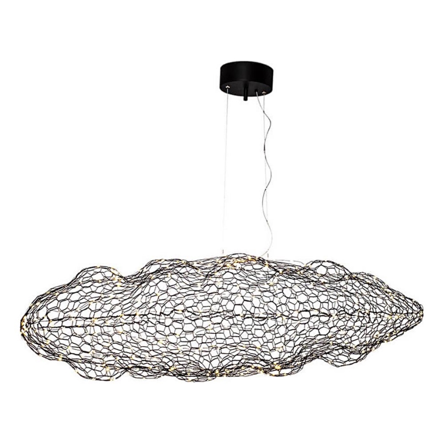 ByRydens - LED Lustr na lanku HAYDEN LED/15W/230V černá