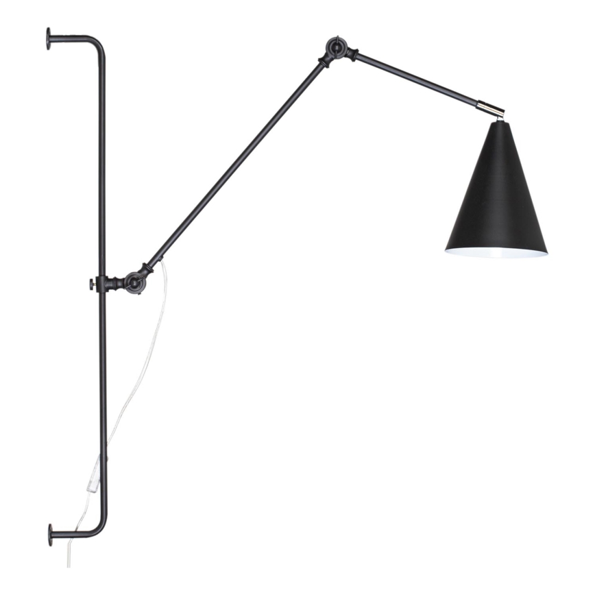 ByRydens - Nástěnná lampa YUKON 1xE27/5W/230V černá