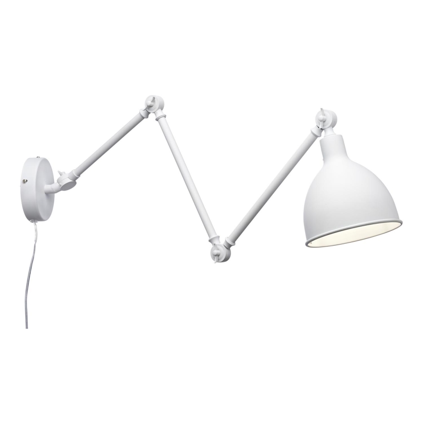 ByRydens - Stmívatelná nástěnná lampa BAZAR 1xE27/5W/230V bílá