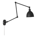 ByRydens - Stmívatelná nástěnná lampa BAZAR 1xE27/5W/230V černá