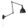 ByRydens - Stmívatelná nástěnná lampa BAZAR 1xE27/5W/230V černá