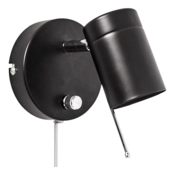 ByRydens - Stmívatelné nástěnné bodové svítidlo CORRECT 1xGU10/7W/230V černá