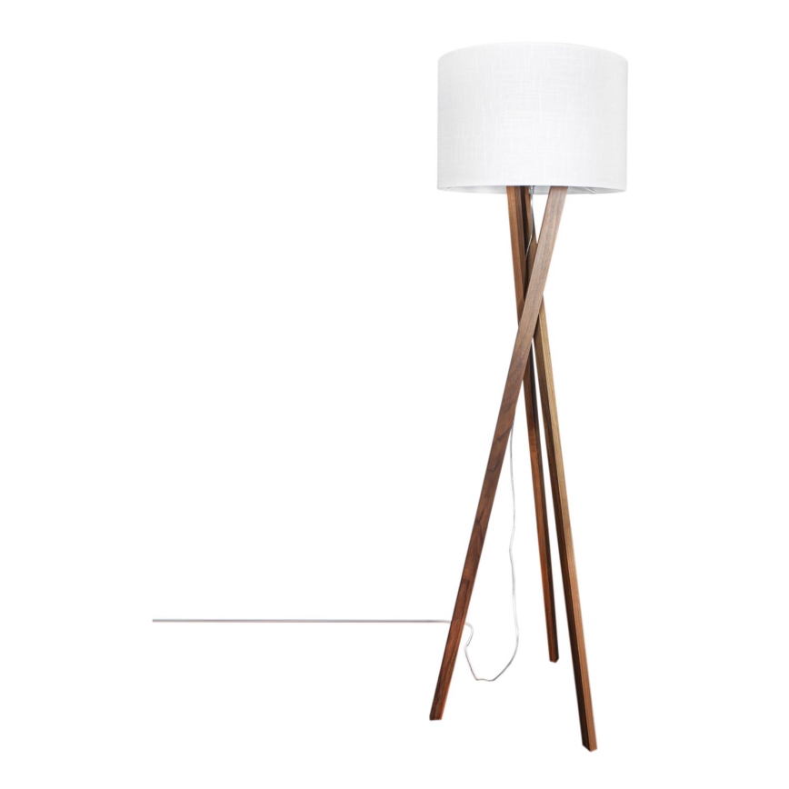 ByRydens - Stojací lampa VEGA 1xE27/5W/230V hnědá/bílá