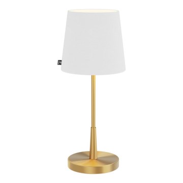 ByRydens - Stolní lampa LUMI 1xE27/8W/230V bílá/zlatá 48,5 cm