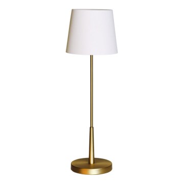 ByRydens - Stolní lampa LUMI 1xE27/8W/230V bílá/zlatá 68,5 cm