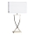 ByRydens - Stolní lampa OMEGA 1xE27/5W/230V bílá/mosaz