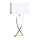 ByRydens - Stolní lampa OMEGA 1xE27/5W/230V bílá/zlatá