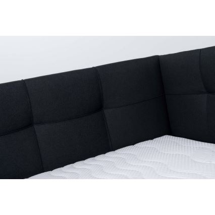 Čalouněná postel s matrací a úložným prostorem MARIA PETITE 120x200 cm antracit