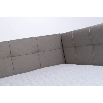 Čalouněná postel s matrací a úložným prostorem MARIA PETITE 120x200 cm taupe