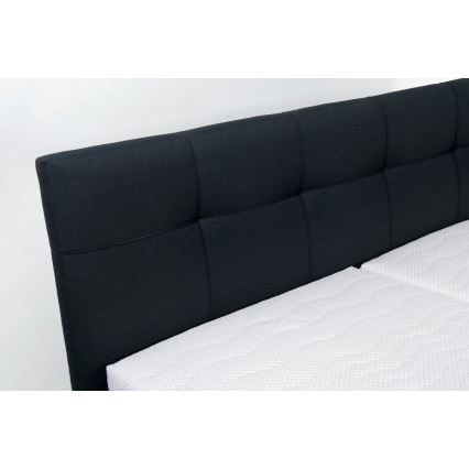 Čalouněná postel s úložným prostorem bez matrace MARIA 180x200 cm antracit
