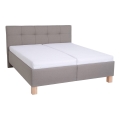 Čalouněná postel s úložným prostorem bez matrace MARIA 180x200 cm taupe