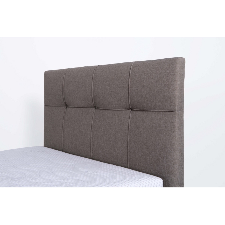 Čalouněná postel s úložným prostorem bez matrace MARIA ONE 90x200 cm taupe