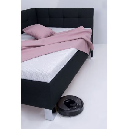 Čalouněná postel s úložným prostorem bez matrace MARIA PETITE 120x200 cm antracit