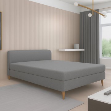 Čalouněná válenda BRISBANE 110x200 cm šedá