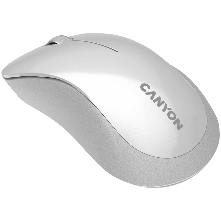 Canyon - Bezdrátová optická myš se senzorem Pixart MW 1200 DPI 2xAAA bílá