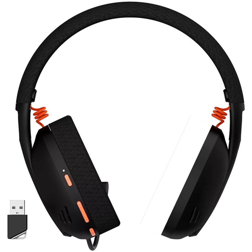 Canyon - Bezdrátová sluchátka s mikrofonem 400 mAh černá