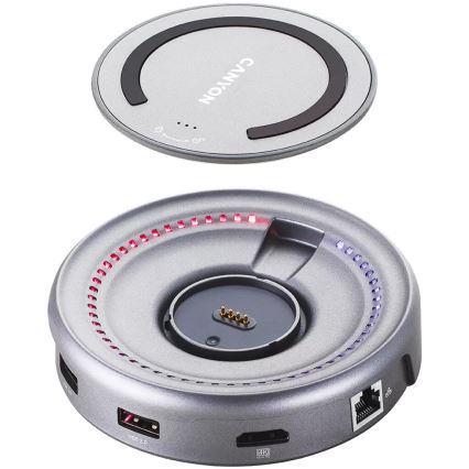 Canyon - Víceportový rozbočovač s nabíječkou a rozhraním USB