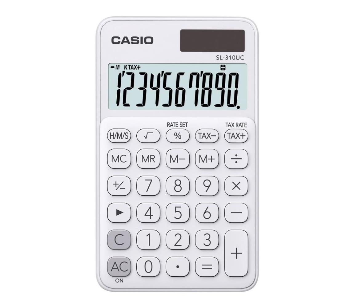 Casio Casio - Kapesní kalkulačka 1xLR54 bílá FT0263