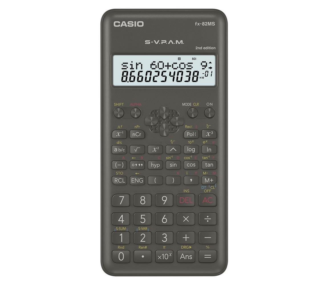Casio Casio - Školní kalkulačka 1xAAA černá 