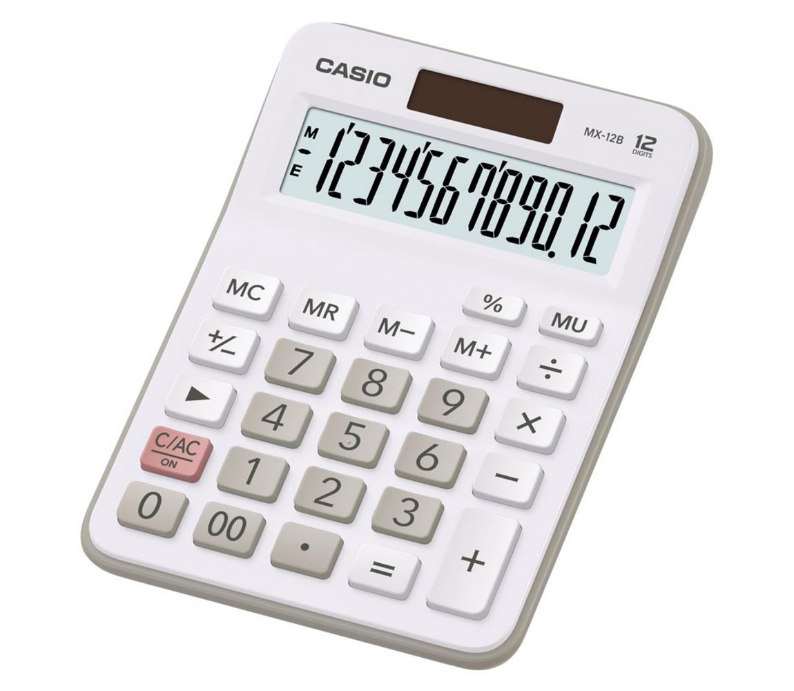 Casio Casio - Stolní kalkulačka 1xLR1130 stříbrná FT0262