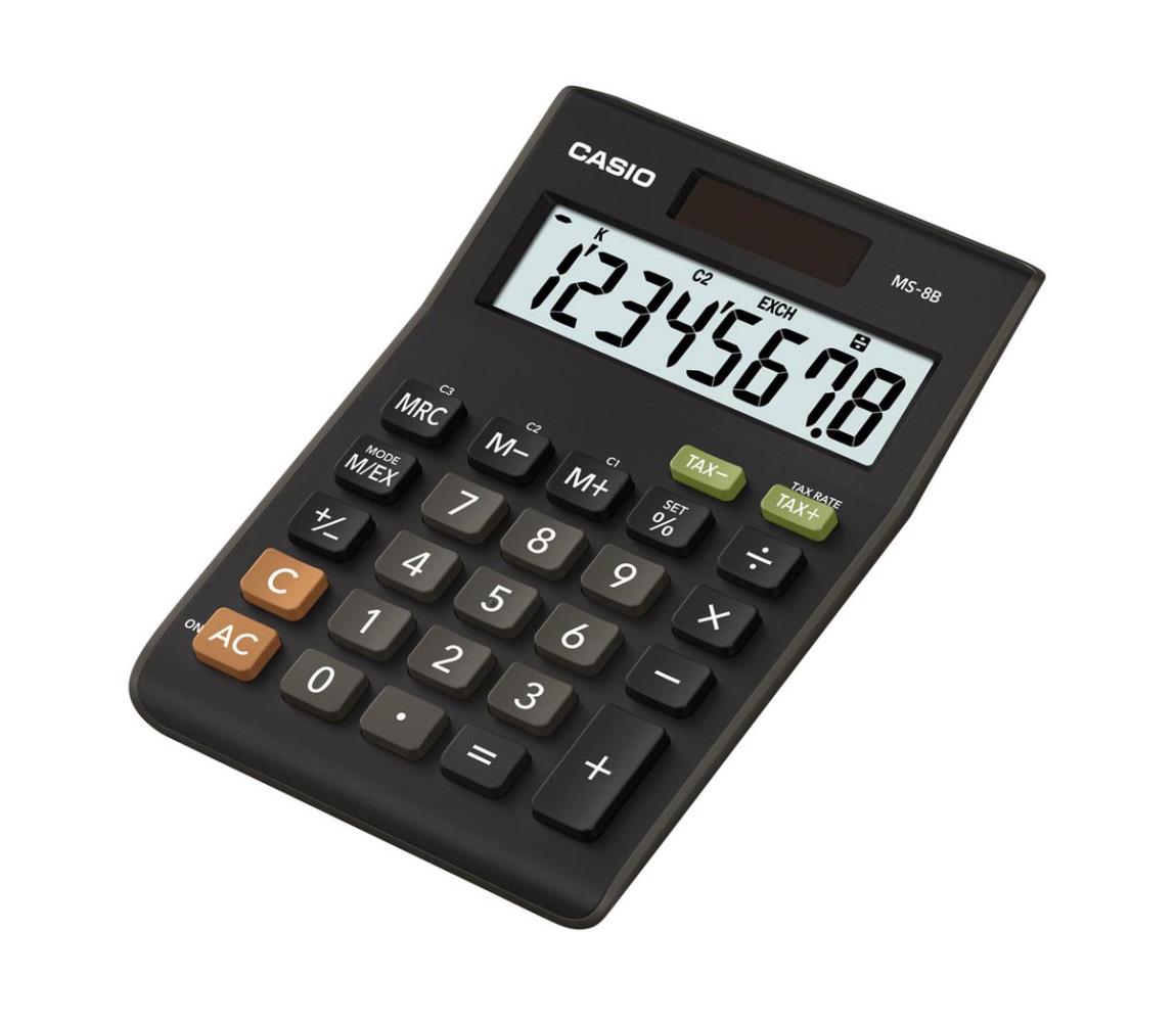 Casio Casio - Stolní kalkulačka 1xLR54 černá FT0269