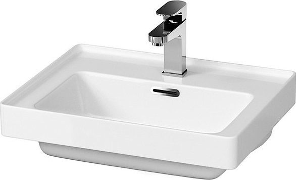 Cersanit K114-005 - Zápustné umyvadlo CREA 40x50,5 cm keramika/lesklá bílá