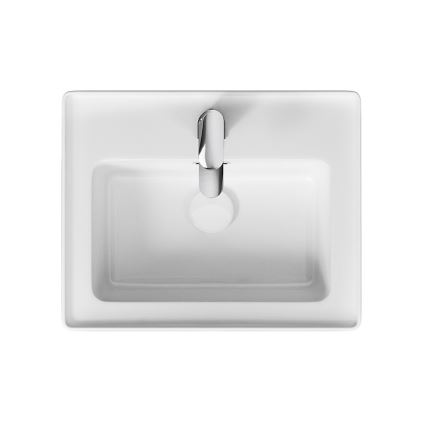 Cersanit K114-005 - Zápustné umyvadlo CREA 40x50,5 cm keramika/lesklá bílá