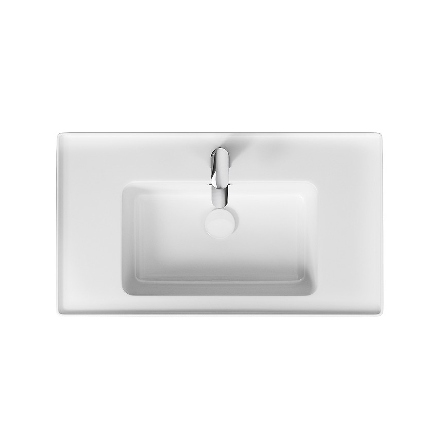 Cersanit K114-017 - Zápustné umyvadlo CREA 44,5x80,5 cm keramika/lesklá bílá