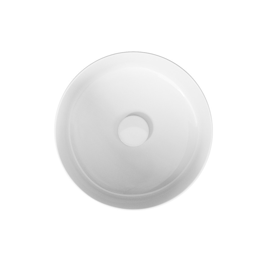 Cersanit K114-020 - Umyvadlo na desku CREA pr. 38 cm keramika/lesklá bílá