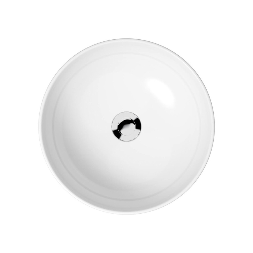 Cersanit K116-048-ECO - Umyvadlo na desku MODUO pr. 40 cm keramika/lesklá bílá
