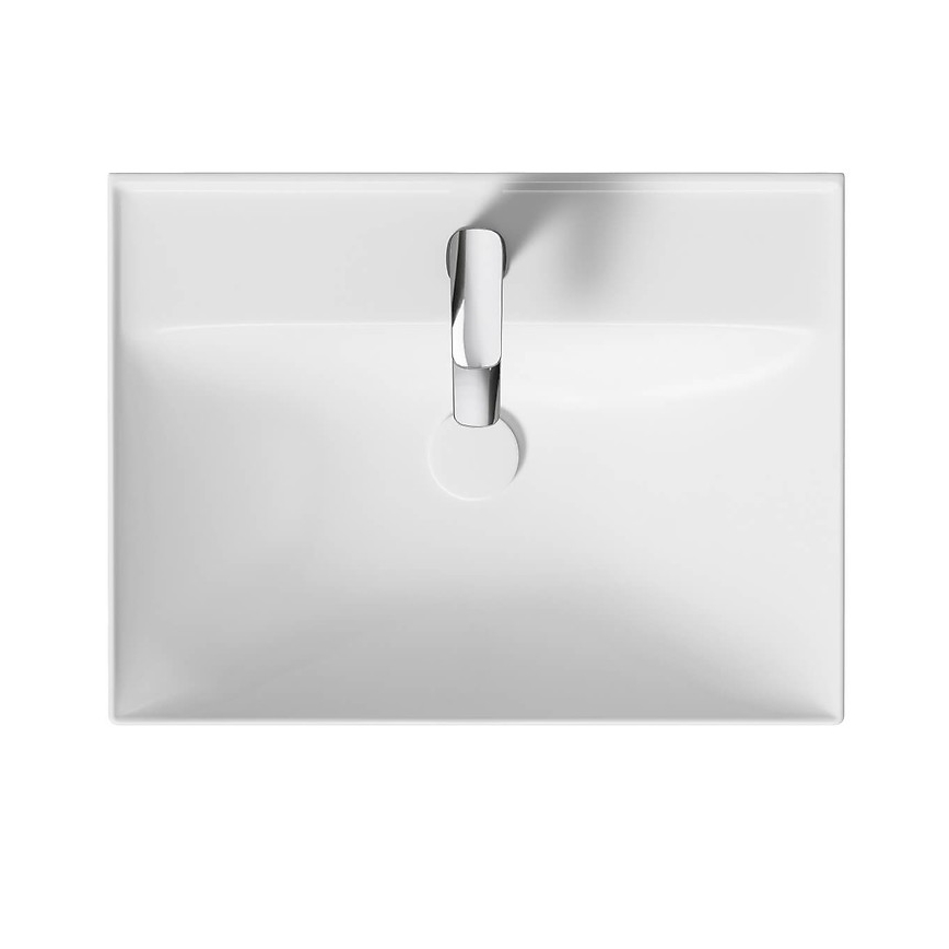 Cersanit K120-009 - Zápustné umyvadlo LARGA 45,5x60,5 cm keramika/lesklá bílá