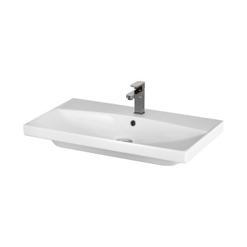 Cersanit K35-061 - Zápustné umyvadlo CITY 45,5x80,5 cm keramika/lesklá bílá