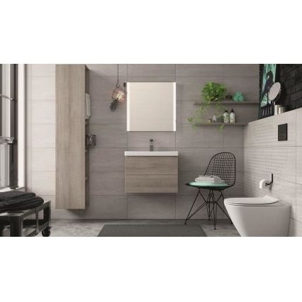 Cersanit K701-104 - Závěsné WC s prkénkem CITY OVAL keramika/bílá