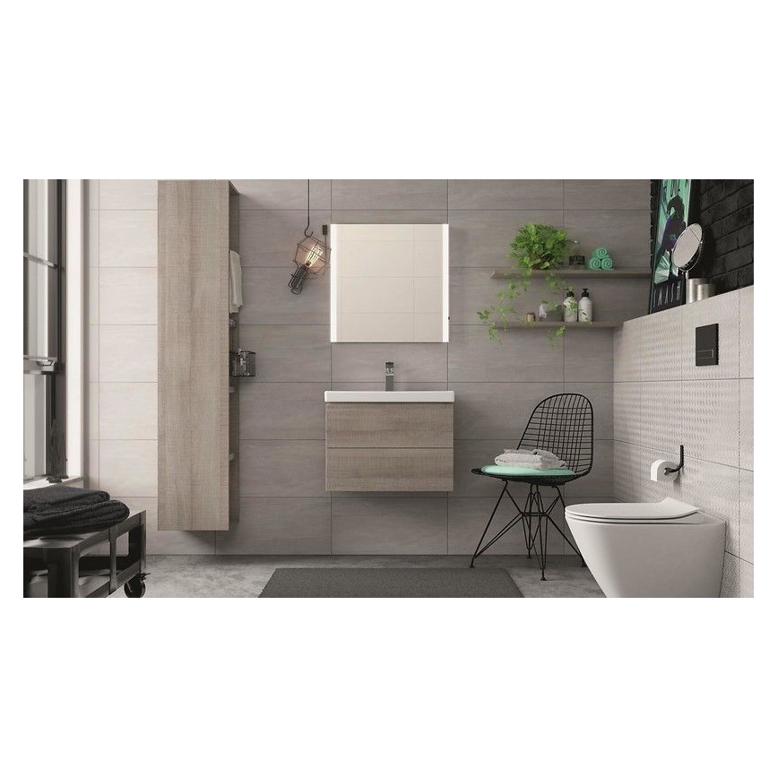 Cersanit K701-104 - Závěsné WC s prkénkem CITY OVAL keramika/bílá