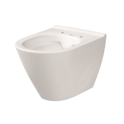 Cersanit K701-104 - Závěsné WC s prkénkem CITY OVAL keramika/bílá