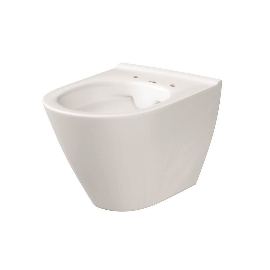 Cersanit K701-104 - Závěsné WC s prkénkem CITY OVAL keramika/bílá