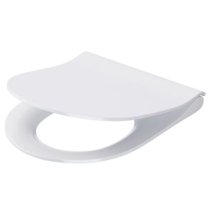 Cersanit K701-104 - Závěsné WC s prkénkem CITY OVAL keramika/bílá
