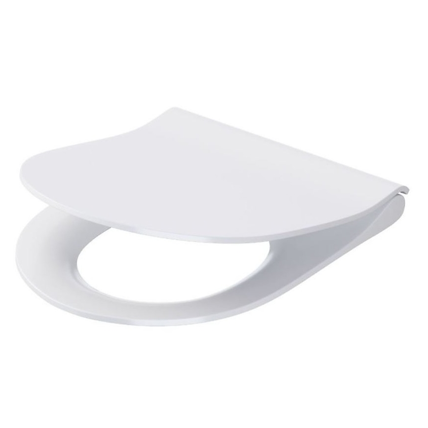 Cersanit K701-104 - Závěsné WC s prkénkem CITY OVAL keramika/bílá