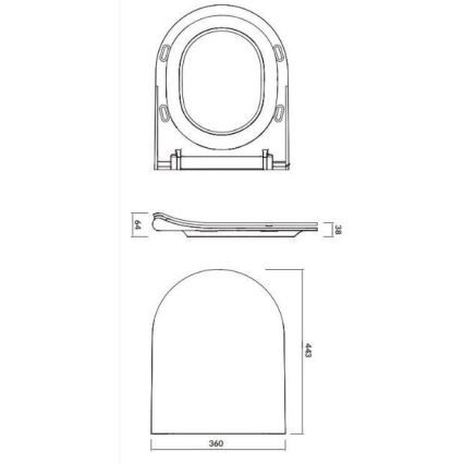 Cersanit K701-104 - Závěsné WC s prkénkem CITY OVAL keramika/bílá