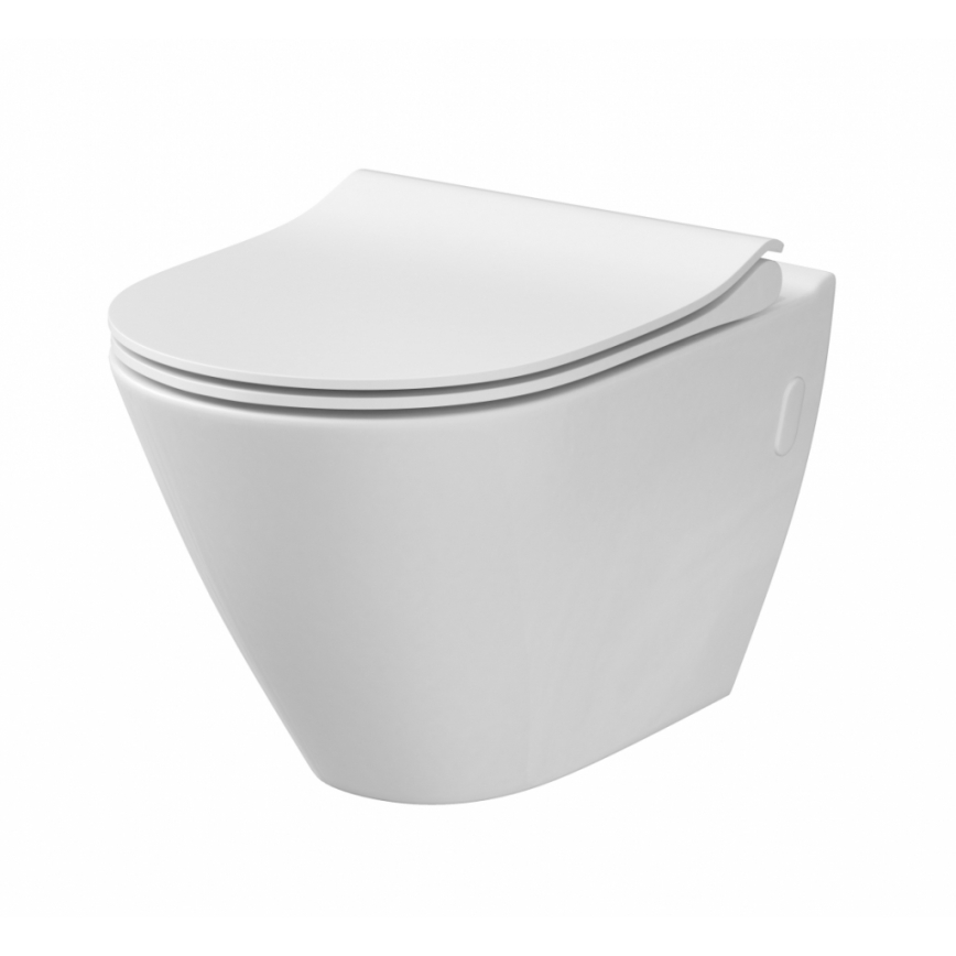 Cersanit K98-0146 - Záchodové prkénko CITY OVAL SoftClose bílá