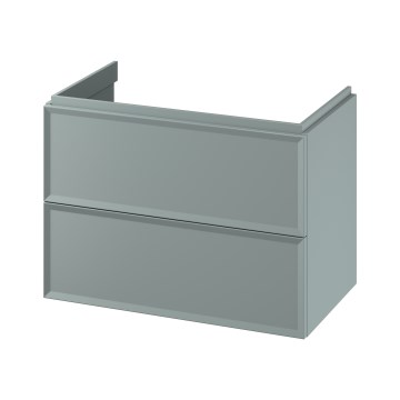 Cersanit S1017-004 - Závěsná koupelnová skříňka pod umyvadlo MILLE 80x55x45 cm mintová