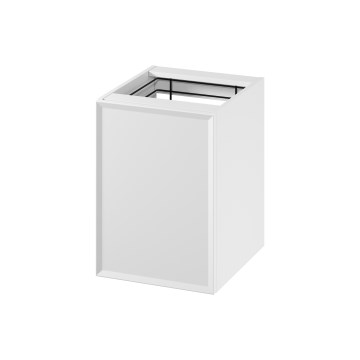Cersanit S1022-011 - Závěsná koupelnová skříňka s košem na prádlo MILLE 40x55x45 cm bílá